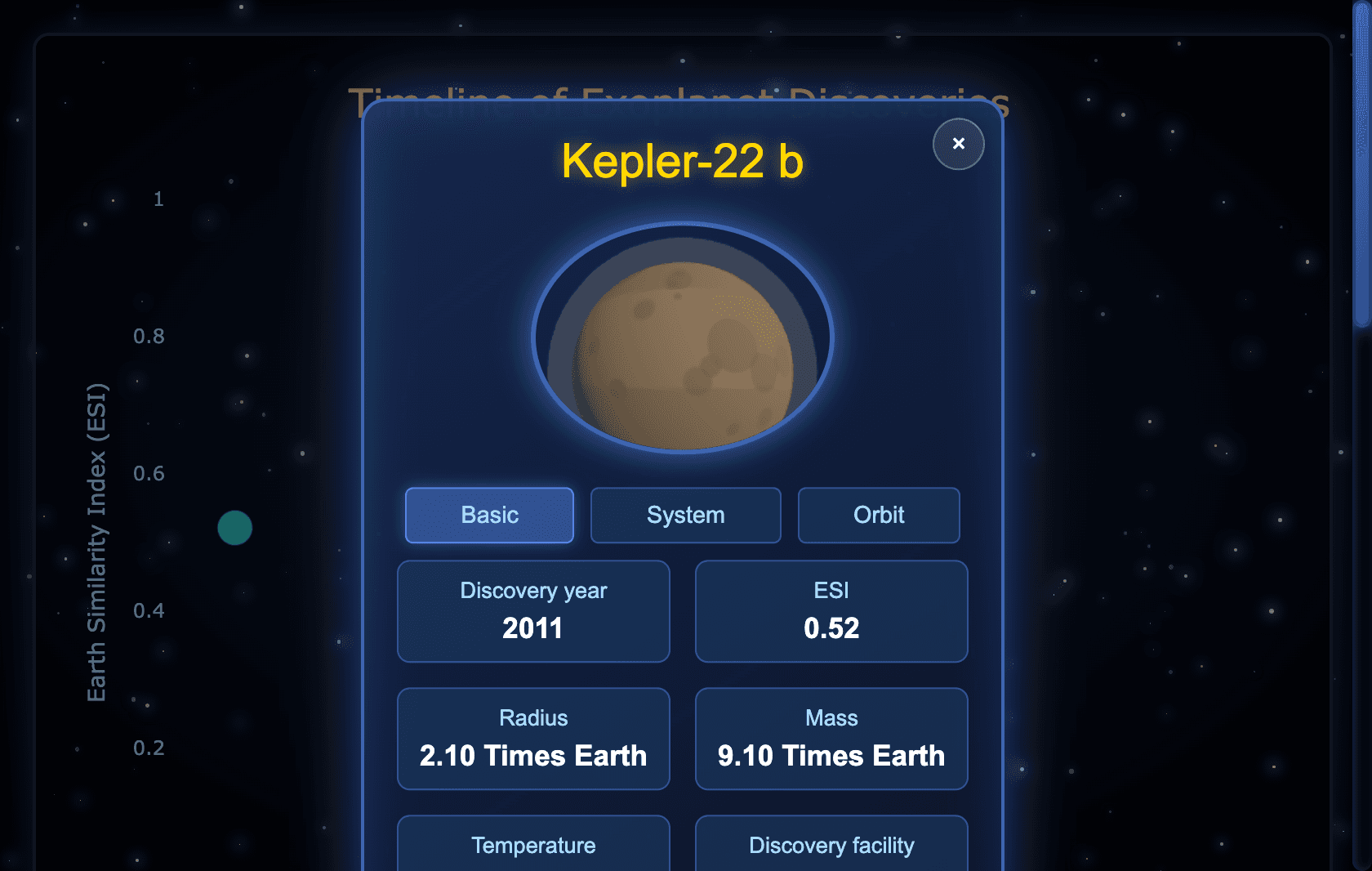 Exoplanet Visualization preview